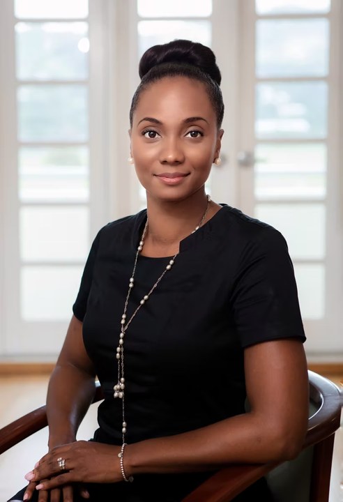 Danielle Jones-Hunte, seated portrait